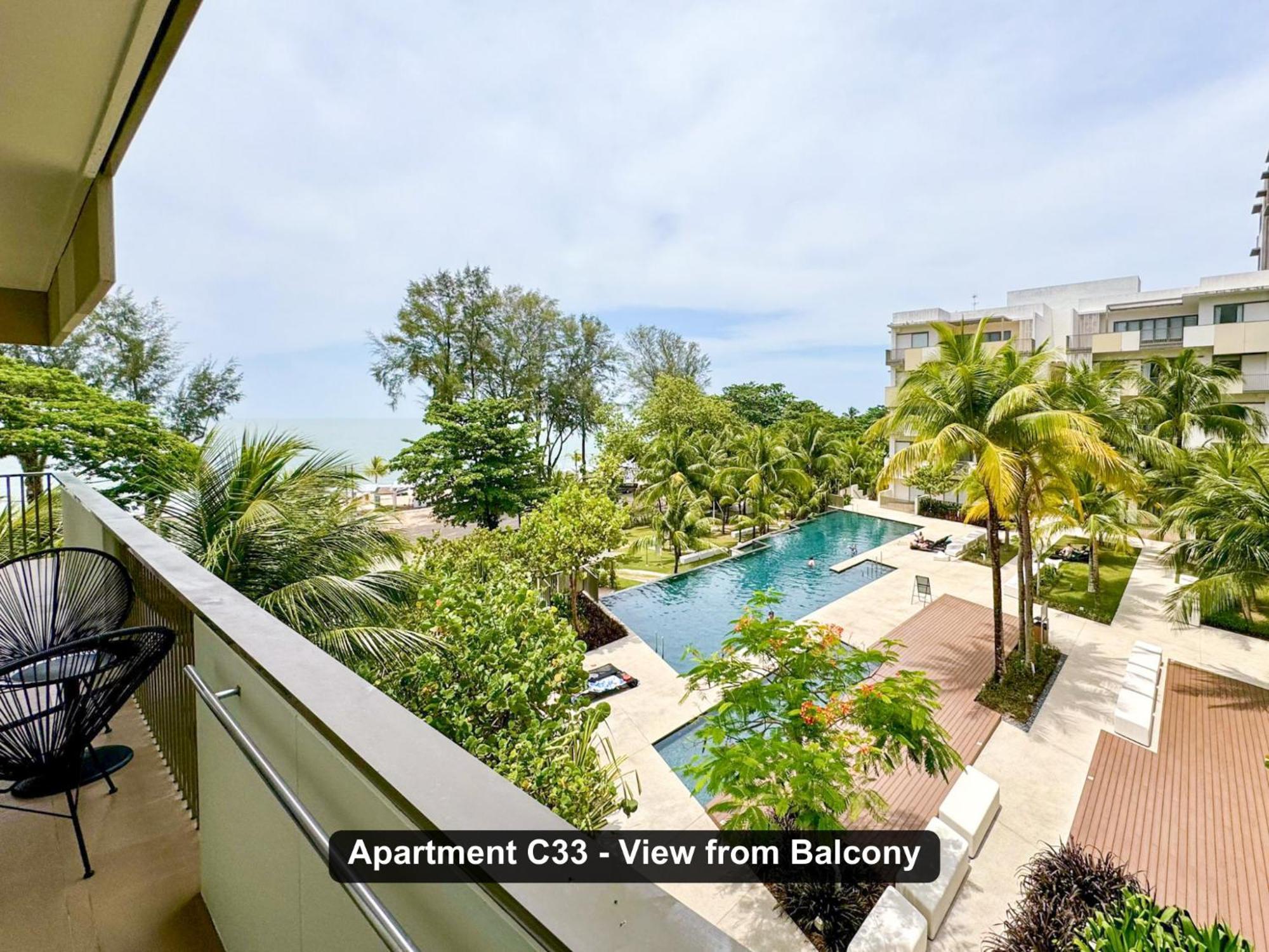 By The Sea- Pool And Sea View Apartman Batu Ferringhi Kültér fotó